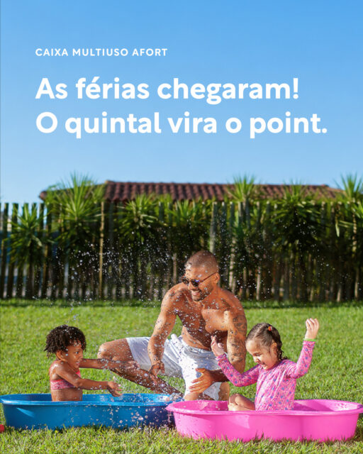☀️ As férias chegaram e o quintal vai virar o lugar favorito da criançada! 💦

Com a Caixa Multiuso Afort, você garante a diversão de um jeito simples, rápido e sem nenhuma bagunça de obra. É só colocar no quintal, encher de água e aproveitar!

Por que escolher a nossa Caixa Multiuso?
✅ Nada de instalação ou montagem difícil.
✅ Feita de material atóxico (seguro para as crianças) e com proteção contra o sol.
✅ Resistente de verdade e com 5 anos de garantia!

Disponível nos tamanhos 300L, 500L e 700L — tem sempre uma que cabe direitinho no seu quintal.

Garanta mais alegria para as férias da sua família hoje mesmo.

👉 Você pode encontrar a sua no material de construção mais próximo de você! 

#AFort  #CaixaMultiusoAfort  #DiversãoNoQuintal  #QualidadeAfort