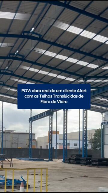 Nada nos motiva mais do que ver nossos clientes satisfeitos e nossos produtos entregando o resultado esperado em cada projeto.

As Telhas Translúcidas em Fibra de Vidro AFORT aproveitam a luz natural, tornando ambientes como galpões, indústrias e centros logísticos mais iluminados durante o dia, com resistência e durabilidade.

Se você busca uma cobertura completa, procure um revendedor AFORT.

#AFORT #GrupoFortlev #TelhaTranslúcida #FibraDeVidro #Cobertura #ConstruçãoCivil #Galpão #IluminaçãoNatural #Indústria