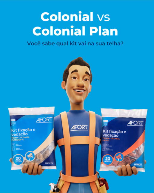 Comprar o kit de fixação errado para a telha de PVC é garantia de dor de cabeça: parafuso curto demais, capa frouxa ou risco de vazamento na primeira chuva. 🛠️

Cada modelo de telha tem uma altura de onda específica, e o kit de vedação precisa acompanhar essa medida para dar o aperto correto!

Guarde essa diferença para não errar no balcão da loja:

🔹 Colonial (Embalagem Azul-Escuro): Parafuso maior (9,7 cm), ideal para vencer a altura da onda Colonial tradicional.

🔹 Colonial Plan (Embalagem Azul-Claro): Parafuso compacto (7,7 cm) e mais opções de cores para o acabamento da linha Plan.

Antes de comprar o material ou subir na estrutura, confira a comparação exata na tabela do carrossel! ➡️

💾 Salve este post para consultar na hora da compra e envie para o seu amigo instalador!

#Afort #GrupoFortlev #TelhadePVC #TelhaColonial #ColonialPlan #KitDeFixacao #DicaDeObra #InstalacaoCorreta #MestreDeObras #ConstrucaoCivil