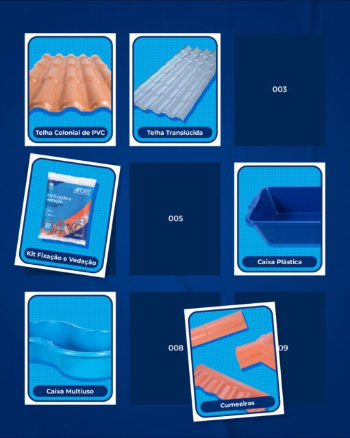 Qual figurinha tá faltando pra completar o seu álbum da obra? 👷

Seja para cobrir a casa com a Telha Colonial de PVC, garantir iluminação natural com a Telha Translúcida, organizar a oficina com a Caixa Plástica ou curtir com a Caixa Multiuso, a Afort tem a solução ideal!

Comente aqui os números das figurinhas que faltam no seu canteiro! 👇