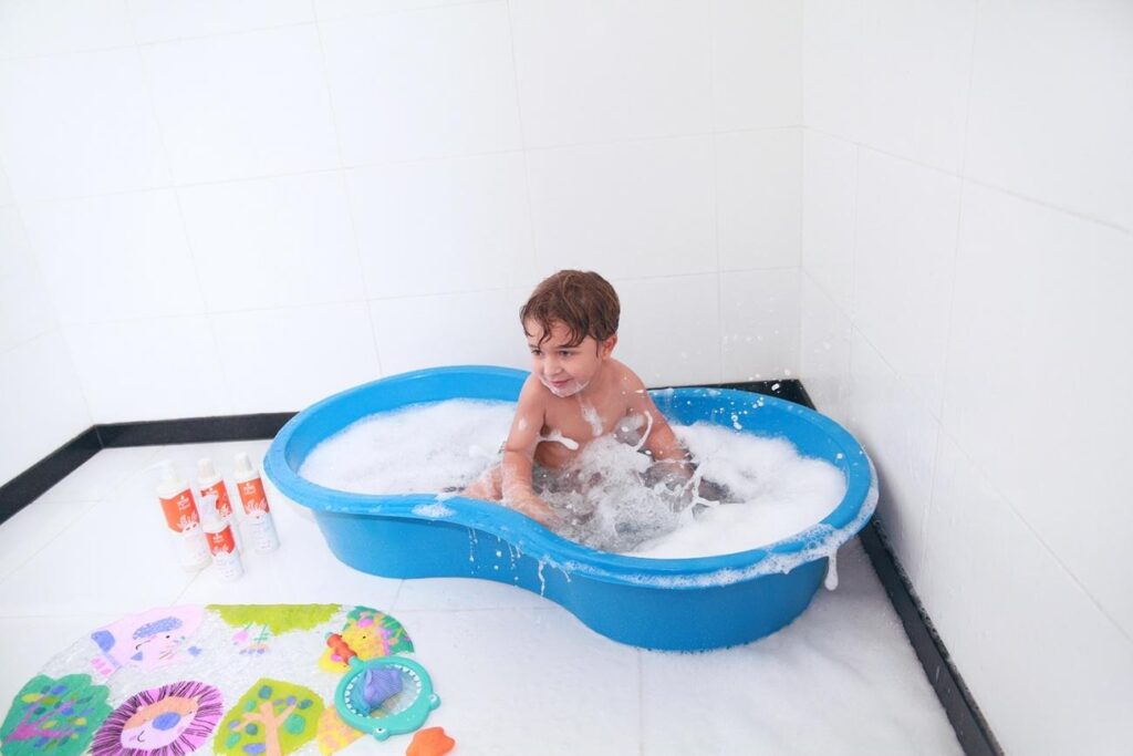 Utilização da piscina de polietileno no inverno
