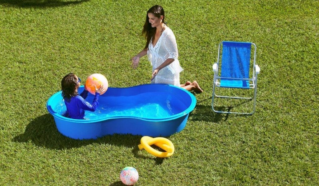 Escolha da piscina feijão